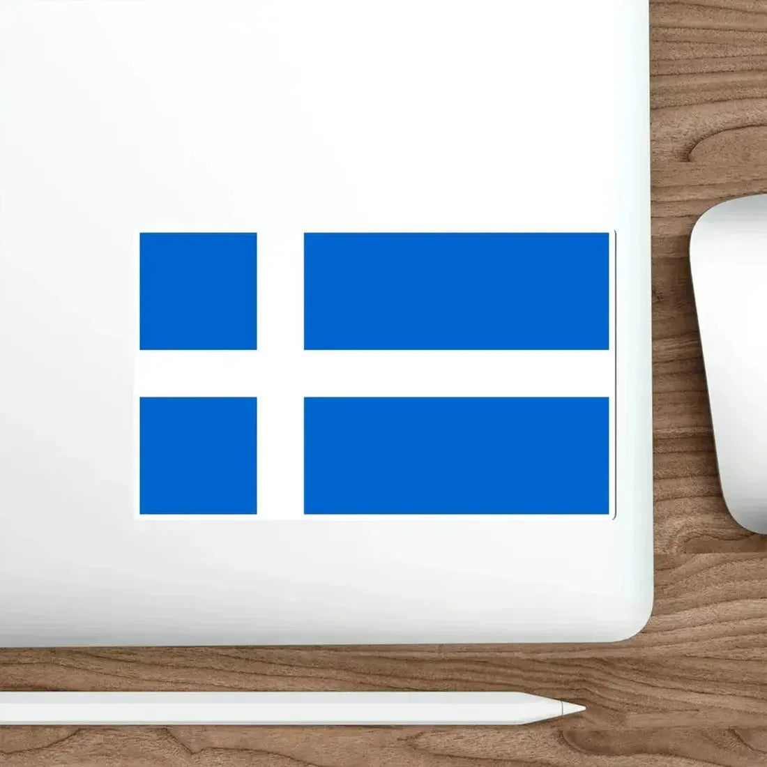 Flag of Shetland UK STICKER Vinyl Die-Cut Decal - The Sticker Space