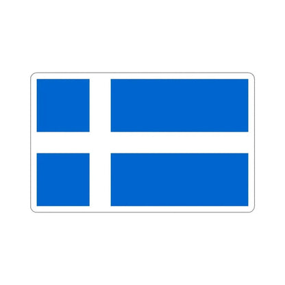 Flag of Shetland UK STICKER Vinyl Die-Cut Decal - The Sticker Space
