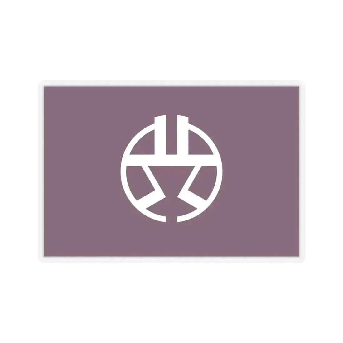 Flag of Shibuya Tokyo Japan - STICKER Vinyl Kiss-Cut Decal 6 Inch Transparent - The Sticker Space