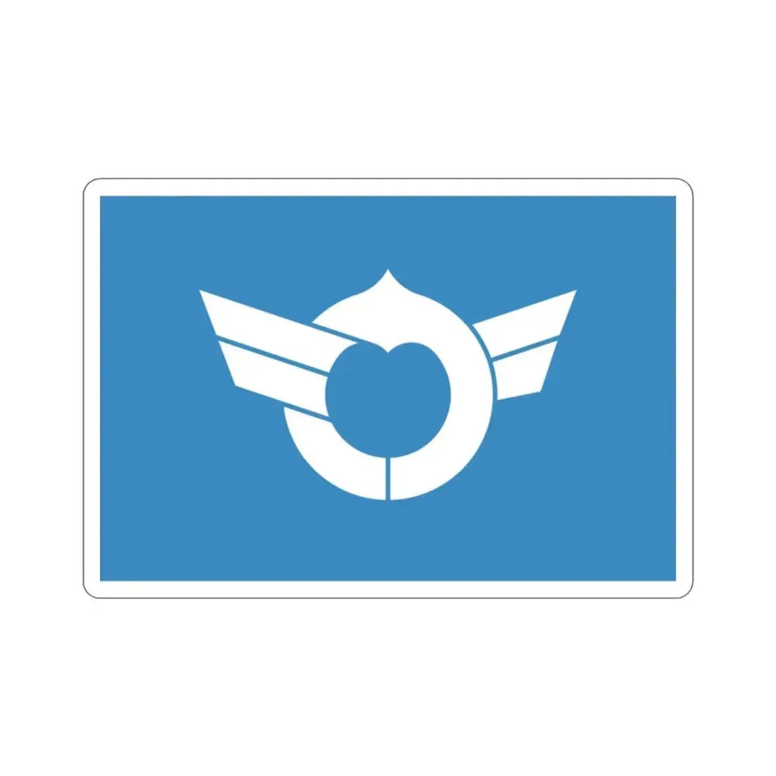 Flag of Shiga Prefecture Japan STICKER Vinyl Die-Cut Decal 2 Inch - The Sticker Space