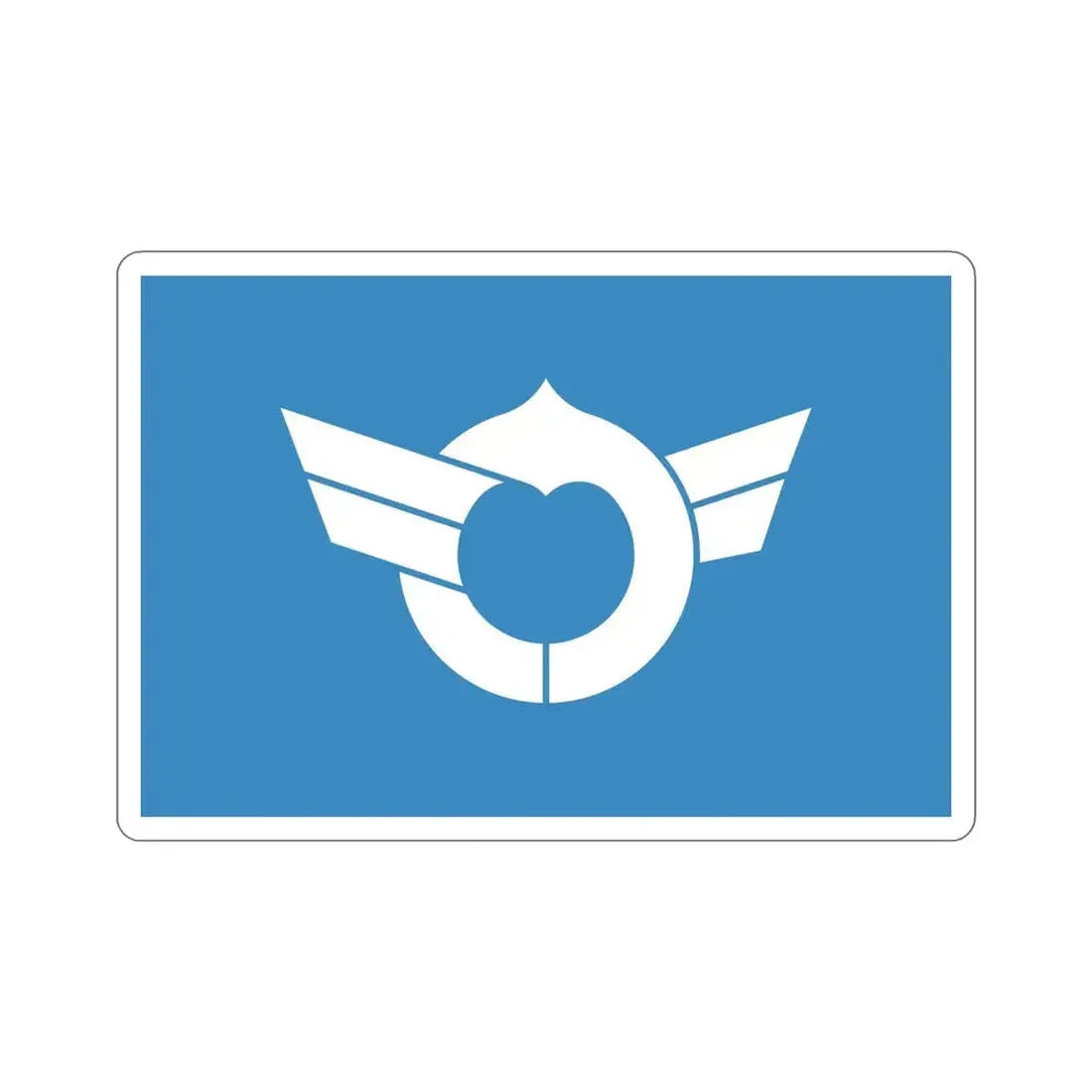 Flag of Shiga Prefecture Japan STICKER Vinyl Die-Cut Decal 5 Inch - The Sticker Space