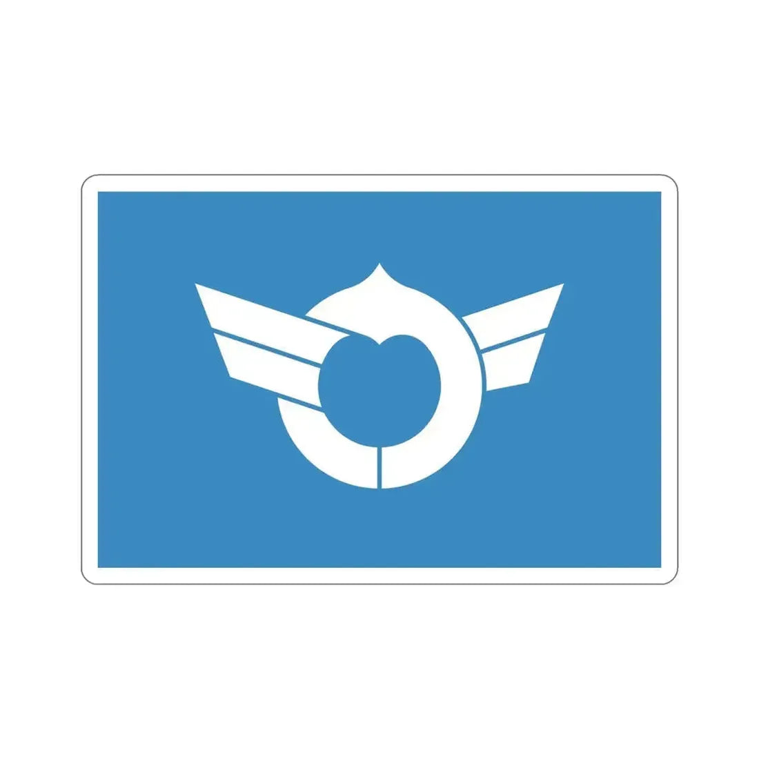 Flag of Shiga Prefecture Japan STICKER Vinyl Die-Cut Decal 6 Inch - The Sticker Space