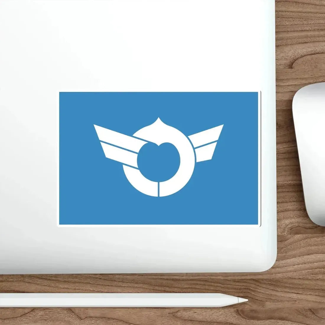 Flag of Shiga Prefecture Japan STICKER Vinyl Die-Cut Decal - The Sticker Space