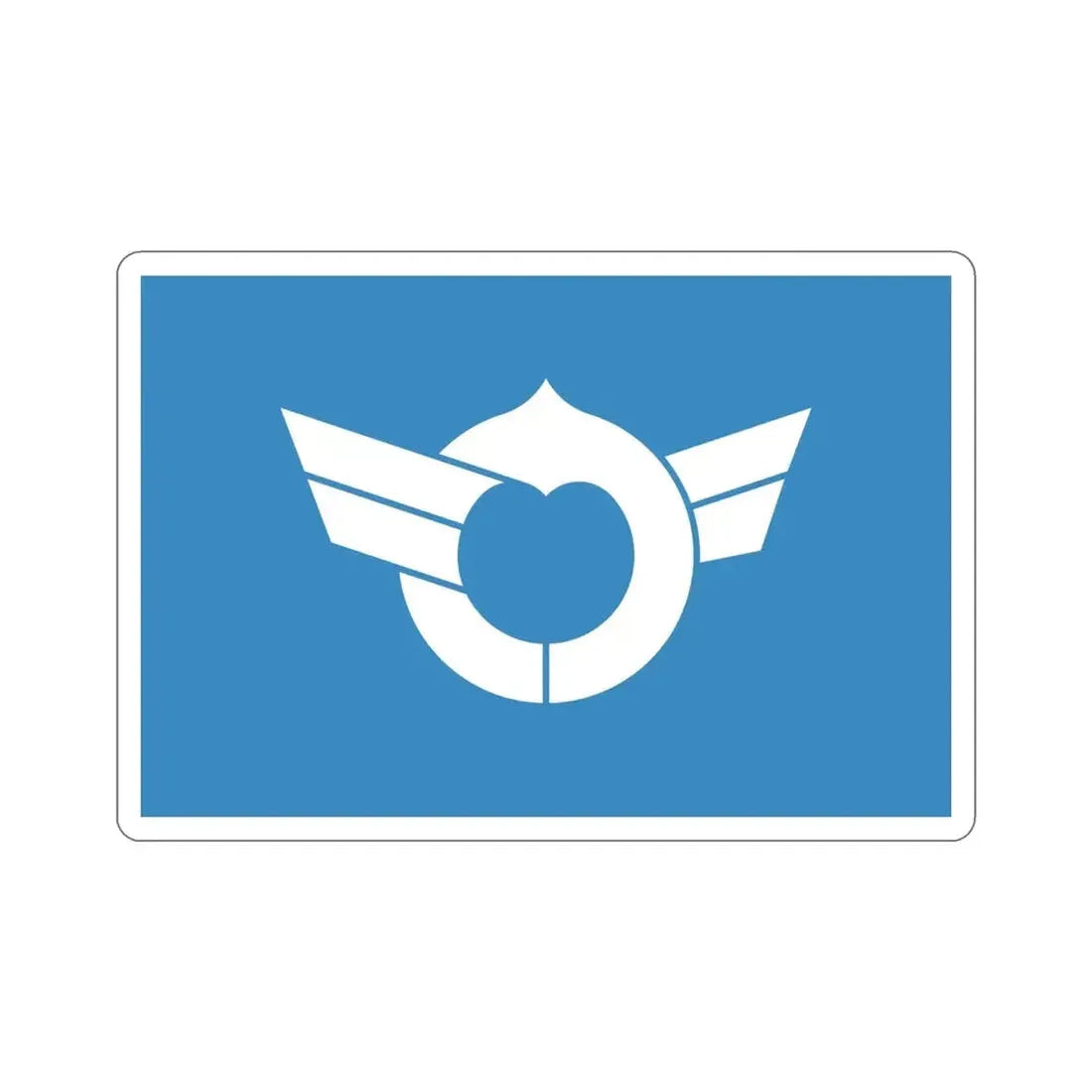 Flag of Shiga Prefecture Japan STICKER Vinyl Die-Cut Decal - The Sticker Space