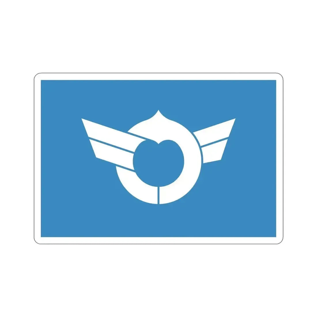 Flag of Shiga Prefecture Japan STICKER Vinyl Die-Cut Decal - The Sticker Space