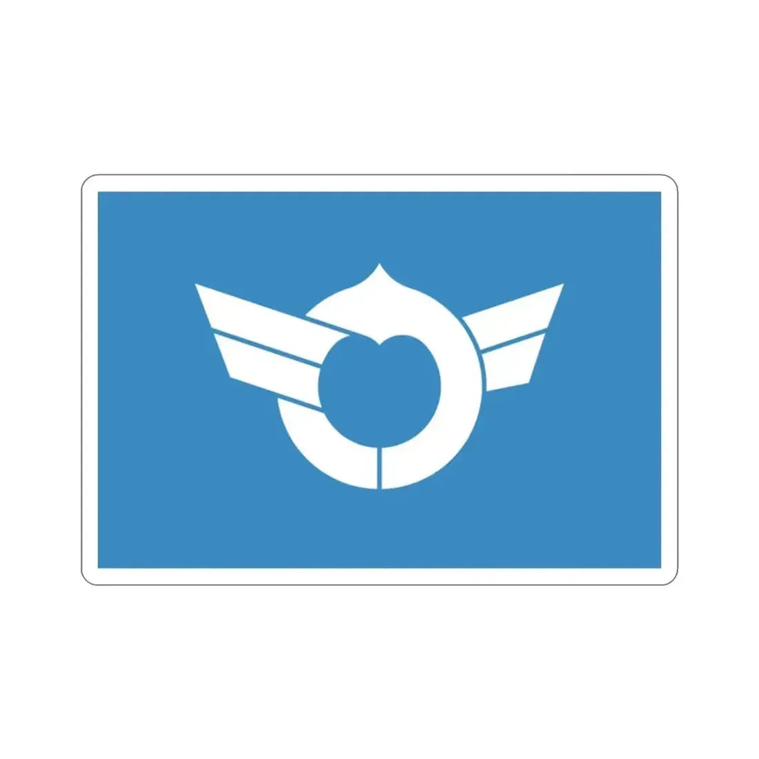 Flag of Shiga Prefecture Japan STICKER Vinyl Die-Cut Decal - The Sticker Space