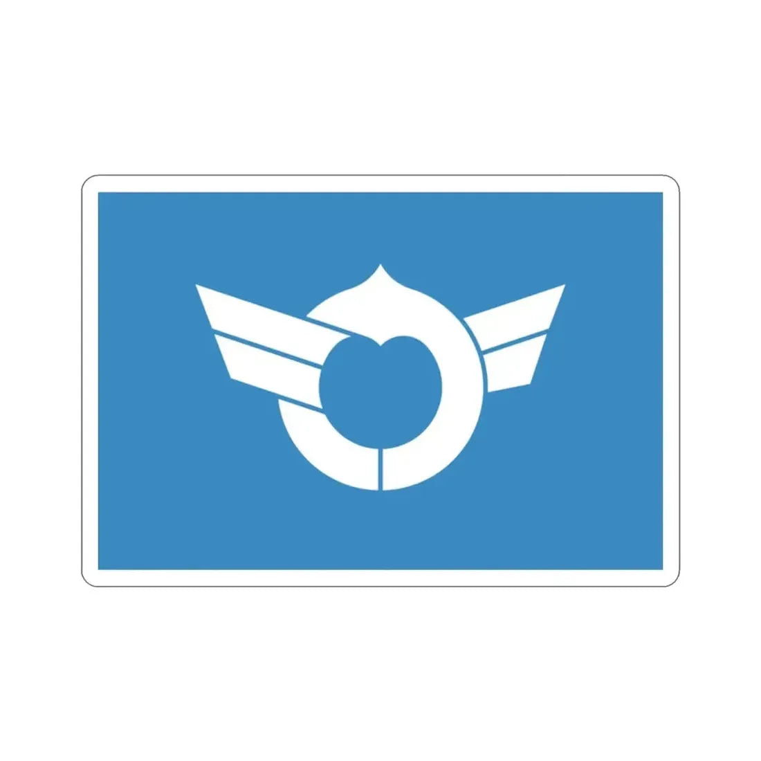 Flag of Shiga Prefecture Japan STICKER Vinyl Die-Cut Decal - The Sticker Space