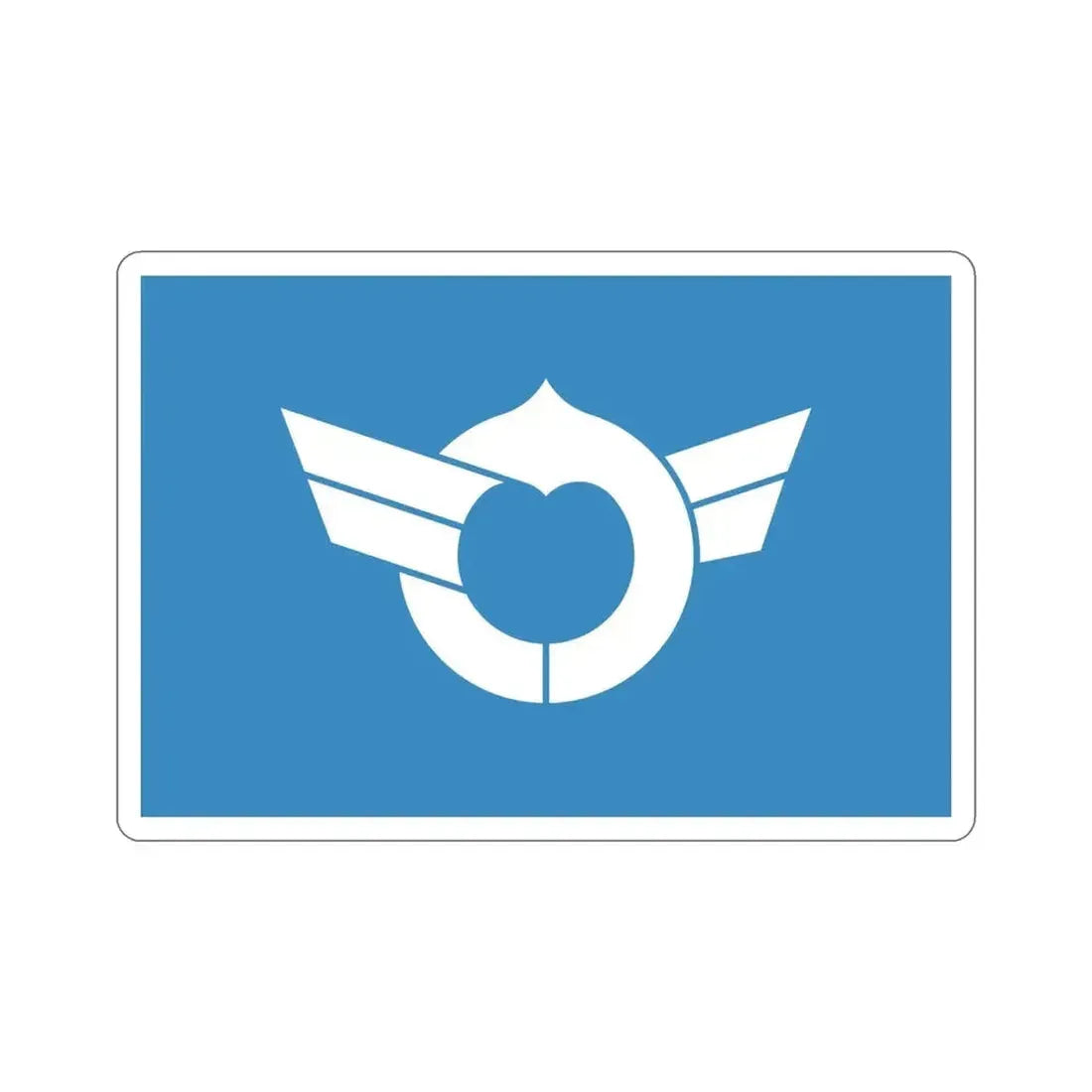 Flag of Shiga Prefecture Japan STICKER Vinyl Die-Cut Decal - The Sticker Space