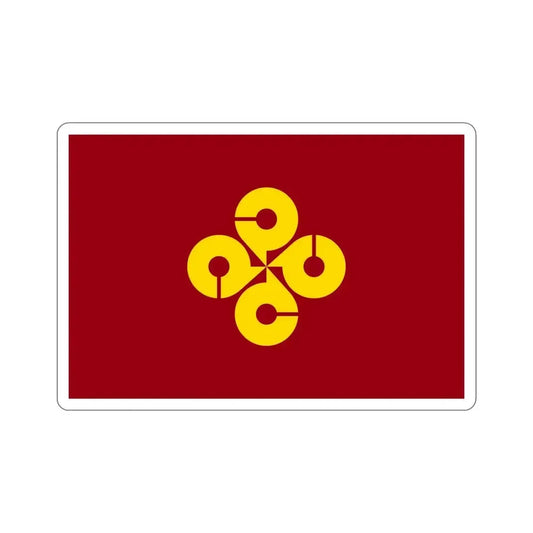 Flag of Shimane Prefecture Japan STICKER Vinyl Die-Cut Decal 6 Inch - The Sticker Space