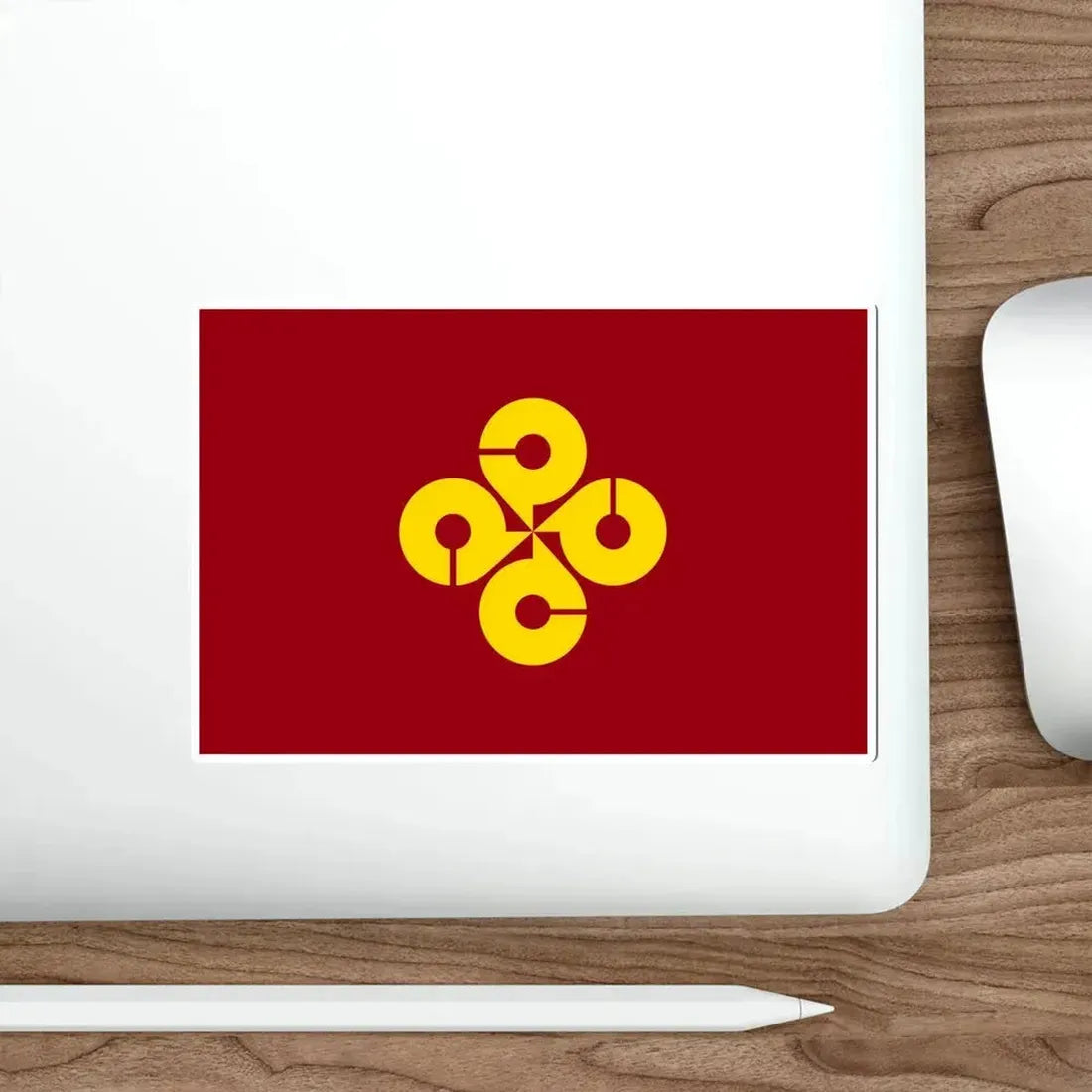 Flag of Shimane Prefecture Japan STICKER Vinyl Die-Cut Decal - The Sticker Space