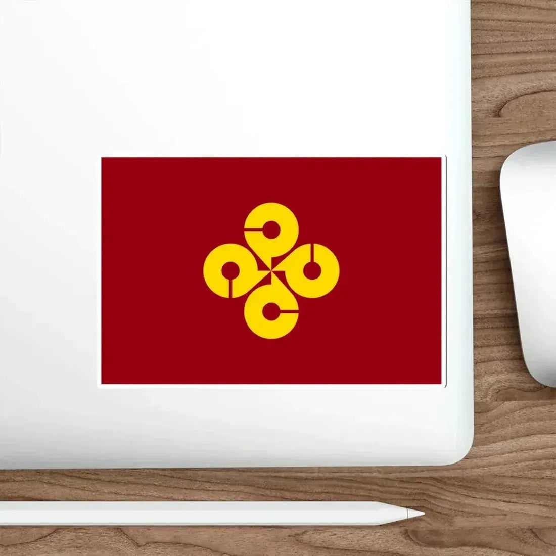 Flag of Shimane Prefecture Japan STICKER Vinyl Die-Cut Decal - The Sticker Space