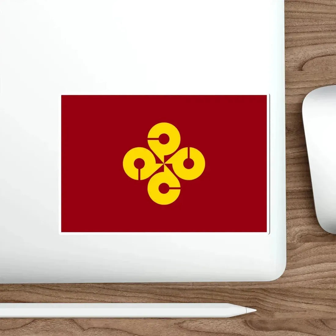 Flag of Shimane Prefecture Japan STICKER Vinyl Die-Cut Decal - The Sticker Space