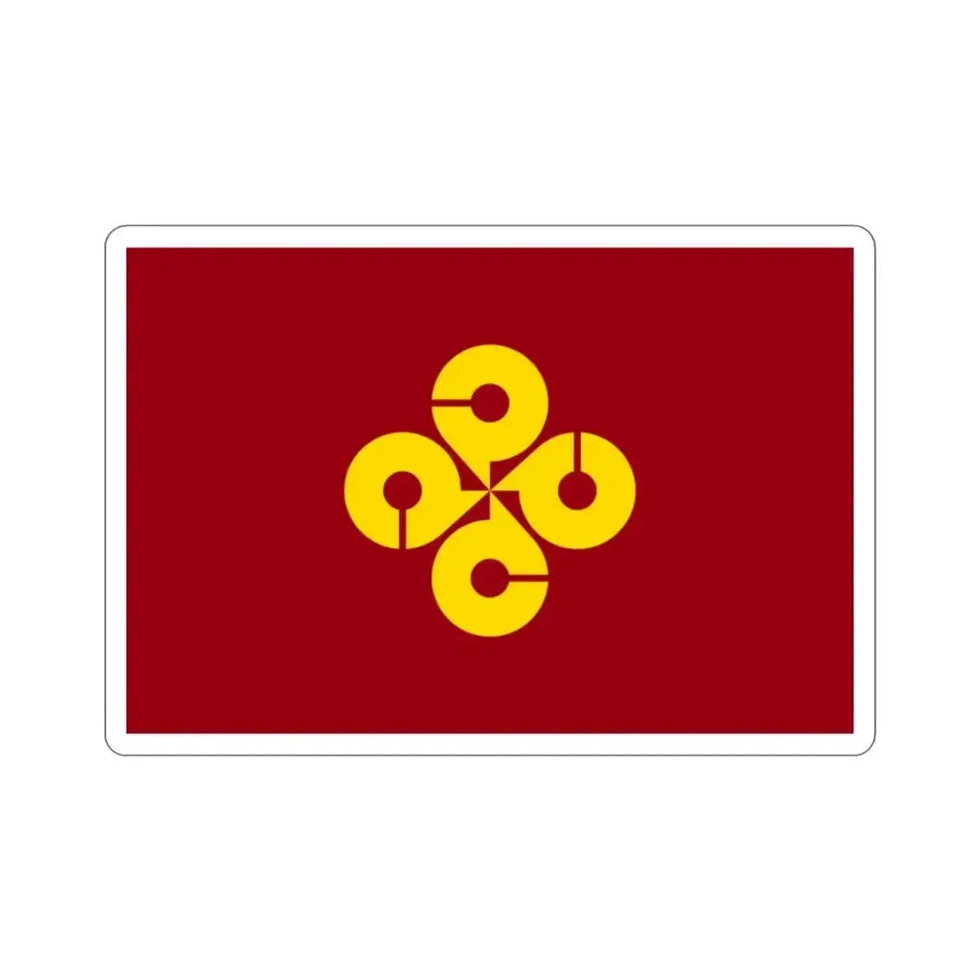 Flag of Shimane Prefecture Japan STICKER Vinyl Die-Cut Decal - The Sticker Space