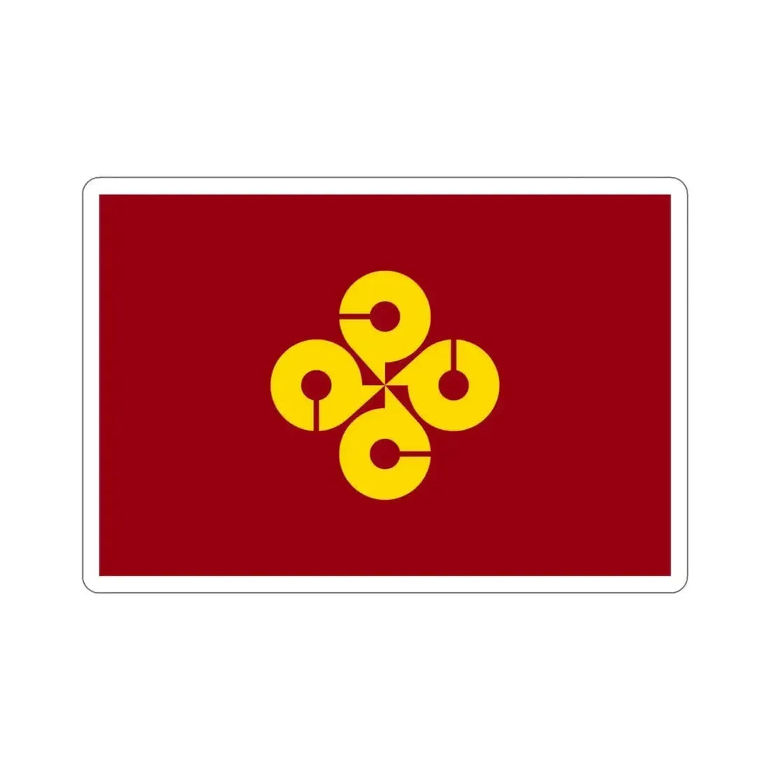 Flag of Shimane Prefecture Japan STICKER Vinyl Die-Cut Decal - The Sticker Space
