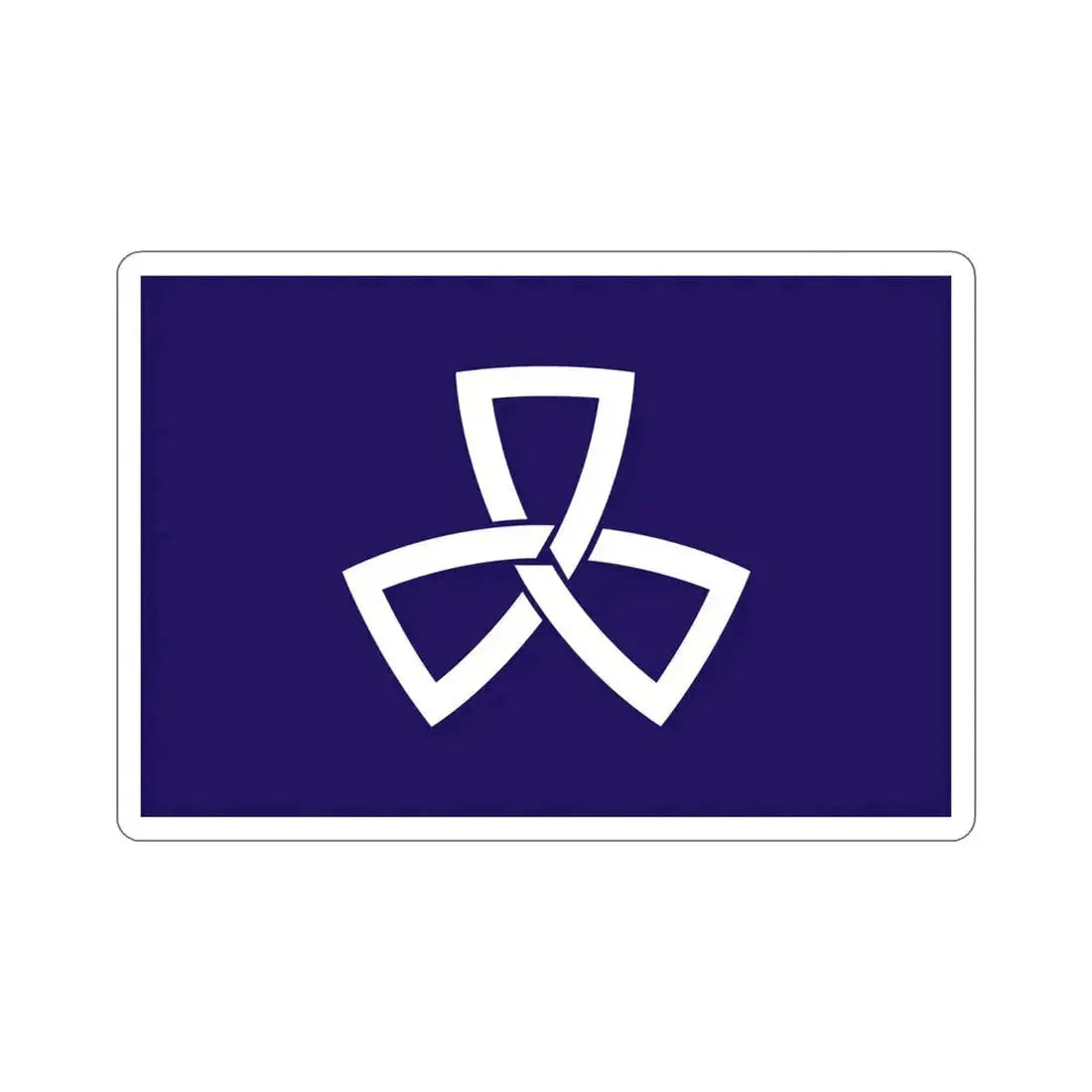 Flag of Shinagawa Tokyo Japan STICKER Vinyl Die-Cut Decal 4 Inch - The Sticker Space