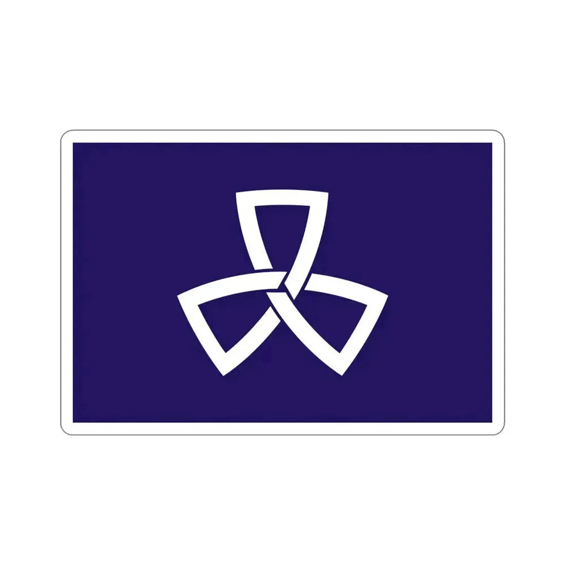 Flag of Shinagawa Tokyo Japan STICKER Vinyl Die-Cut Decal 5 Inch - The Sticker Space