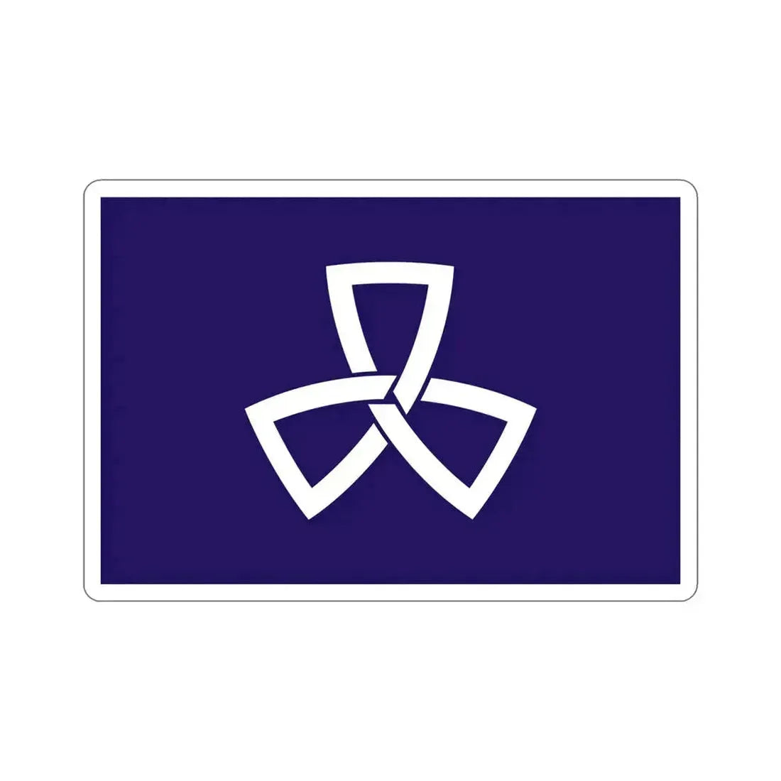 Flag of Shinagawa Tokyo Japan STICKER Vinyl Die-Cut Decal 6 Inch - The Sticker Space