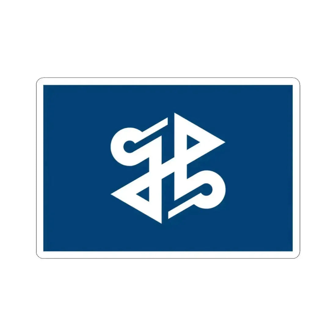 Flag of Shinjuku Tokyo Japan - STICKER Vinyl Kiss-Cut Decal 3 Inch White - The Sticker Space