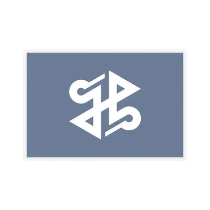 Flag of Shinjuku Tokyo Japan - STICKER Vinyl Kiss-Cut Decal 6 Inch Transparent - The Sticker Space