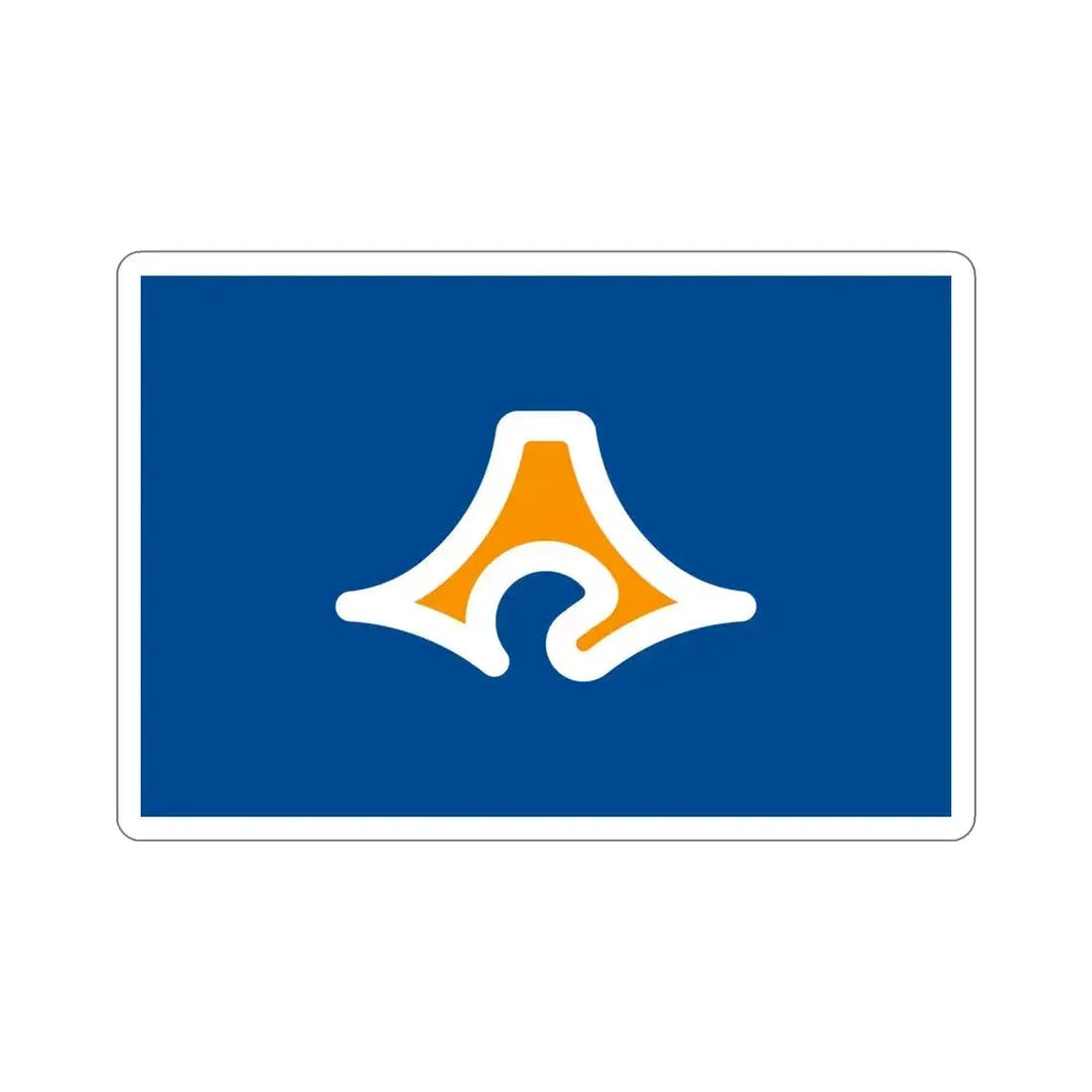 Flag of Shizuoka Prefecture Japan STICKER Vinyl Die-Cut Decal 6 Inch - The Sticker Space