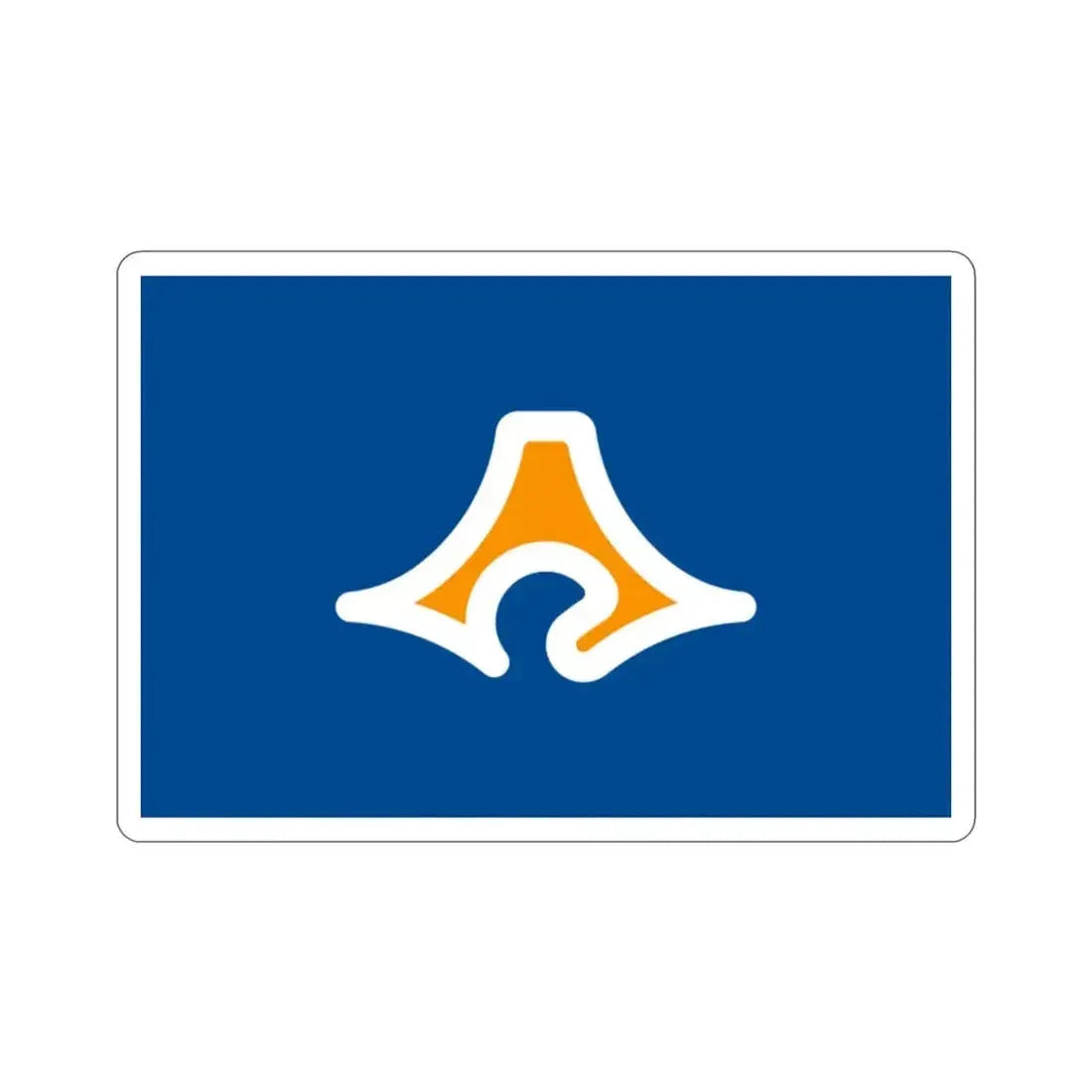 Flag of Shizuoka Prefecture Japan STICKER Vinyl Die-Cut Decal - The Sticker Space