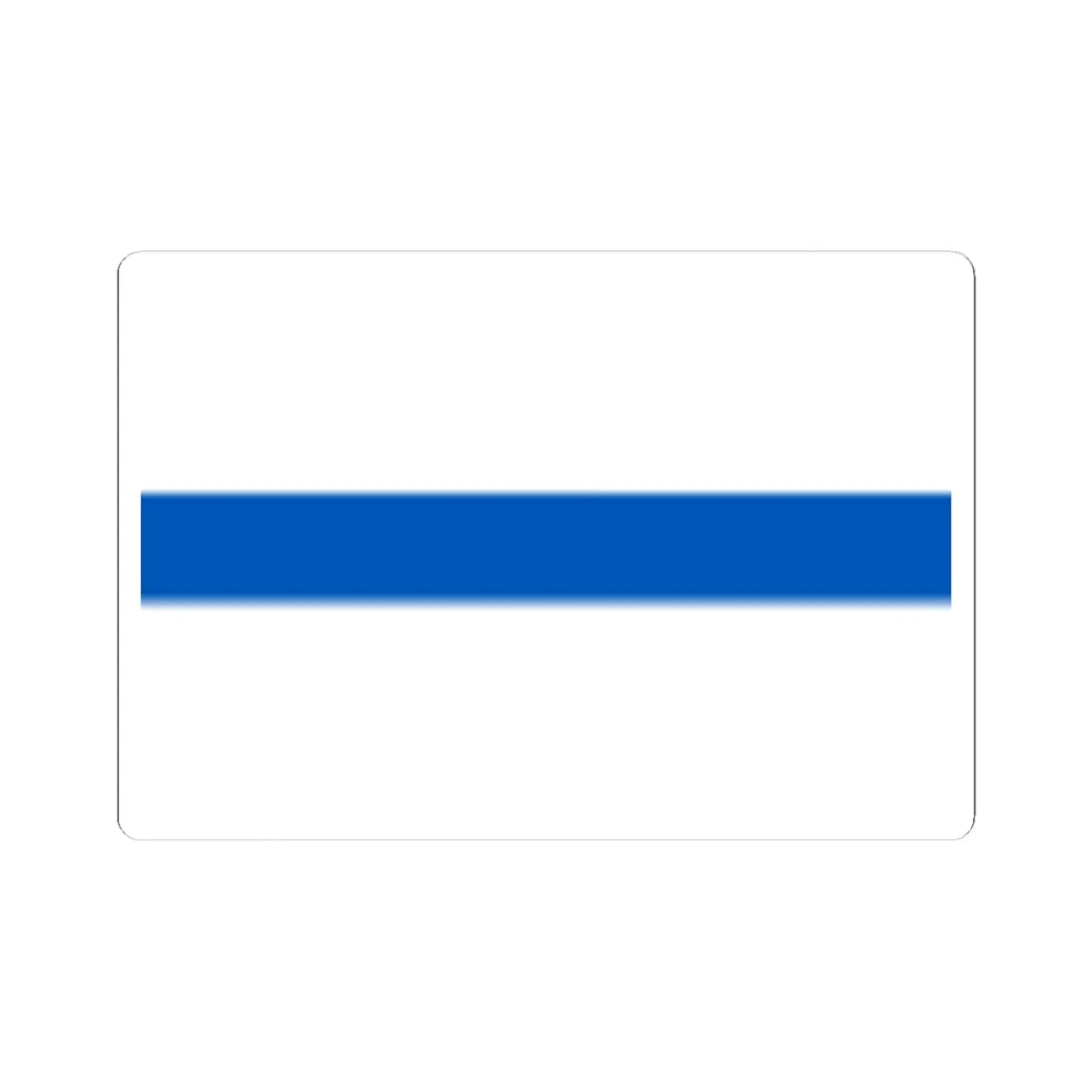 Flag of Shumsk (Ukraine) STICKER Vinyl Kiss-Cut Decal 4 Inch White - The Sticker Space