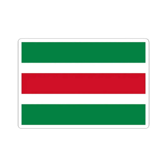 Flag of Shushufindi (Ecuador) STICKER Vinyl Kiss-Cut Decal 2 Inch White - The Sticker Space