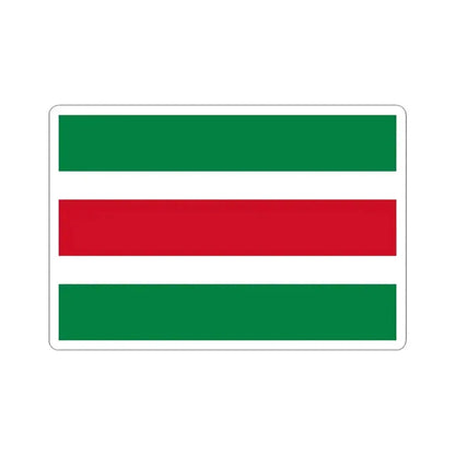 Flag of Shushufindi (Ecuador) STICKER Vinyl Kiss-Cut Decal 3 Inch White - The Sticker Space