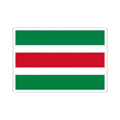 Flag of Shushufindi (Ecuador) STICKER Vinyl Kiss-Cut Decal 6 Inch White - The Sticker Space