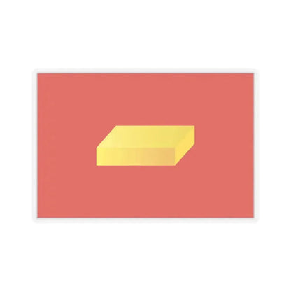 Flag of Shuya Russia - STICKER Vinyl Kiss-Cut Decal 4 Inch Transparent - The Sticker Space