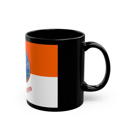 Flag of Si Sa Ket Province Thailand - Black Coffee Mug-The Sticker Space