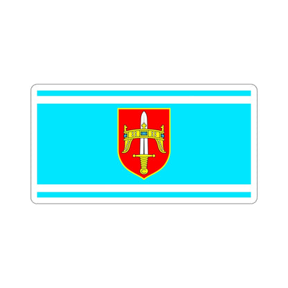 Flag of Šibenik Knin County Croatia STICKER Vinyl Die-Cut Decal-5 Inch-The Sticker Space