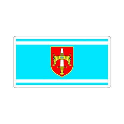 Flag of Šibenik Knin County Croatia STICKER Vinyl Die-Cut Decal-6 Inch-The Sticker Space