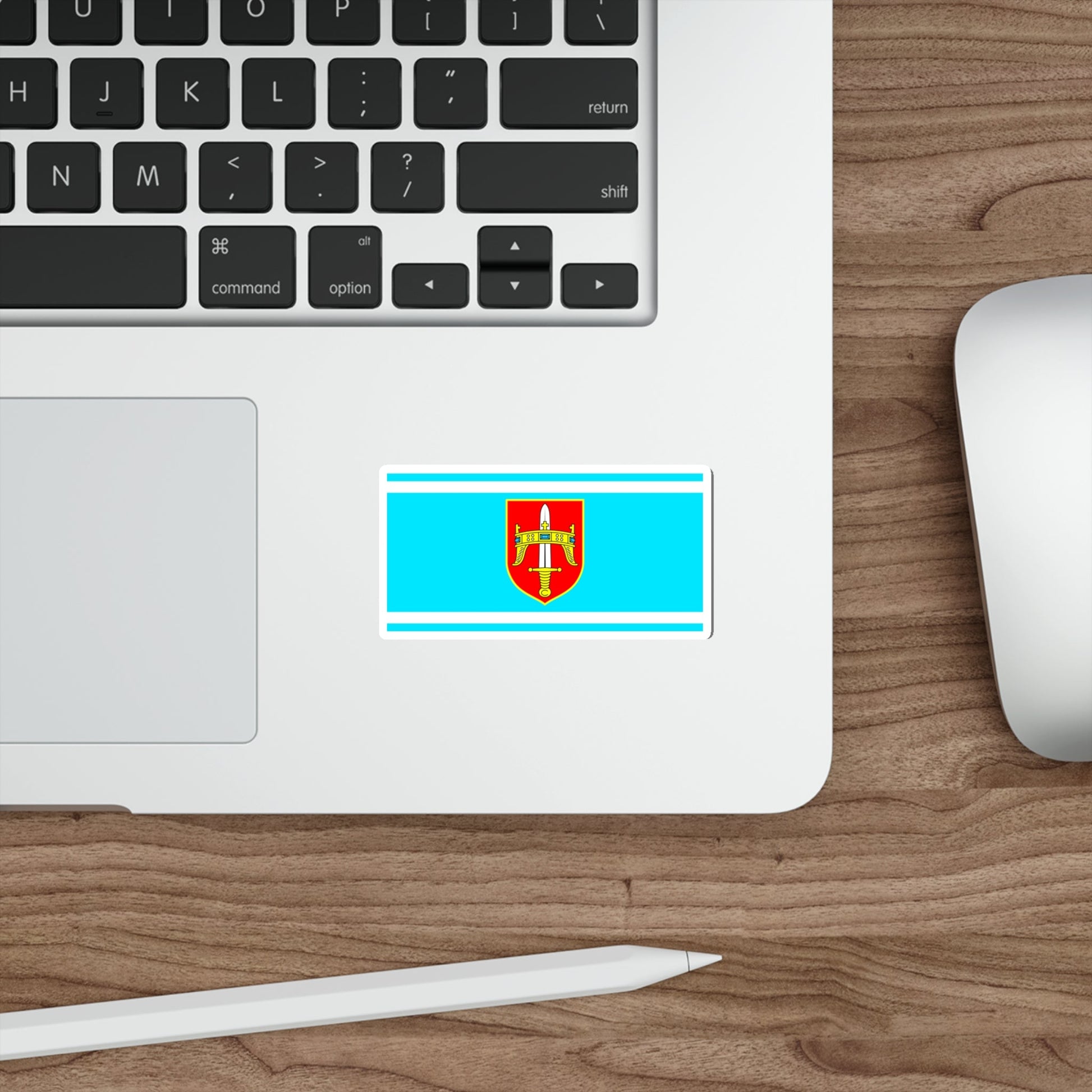 Flag of Šibenik Knin County Croatia STICKER Vinyl Die-Cut Decal-The Sticker Space