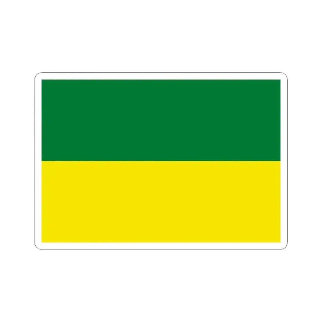 Flag of Sicaya Bolivia (Bolivia) STICKER Vinyl Kiss-Cut Decal 6 Inch White - The Sticker Space