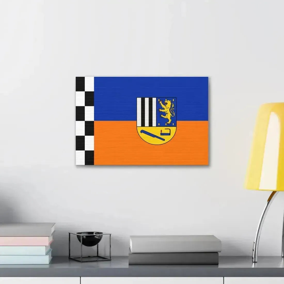 Flag of Siegen Wittgenstein Germany - Canvas Wall Art - The Sticker Space