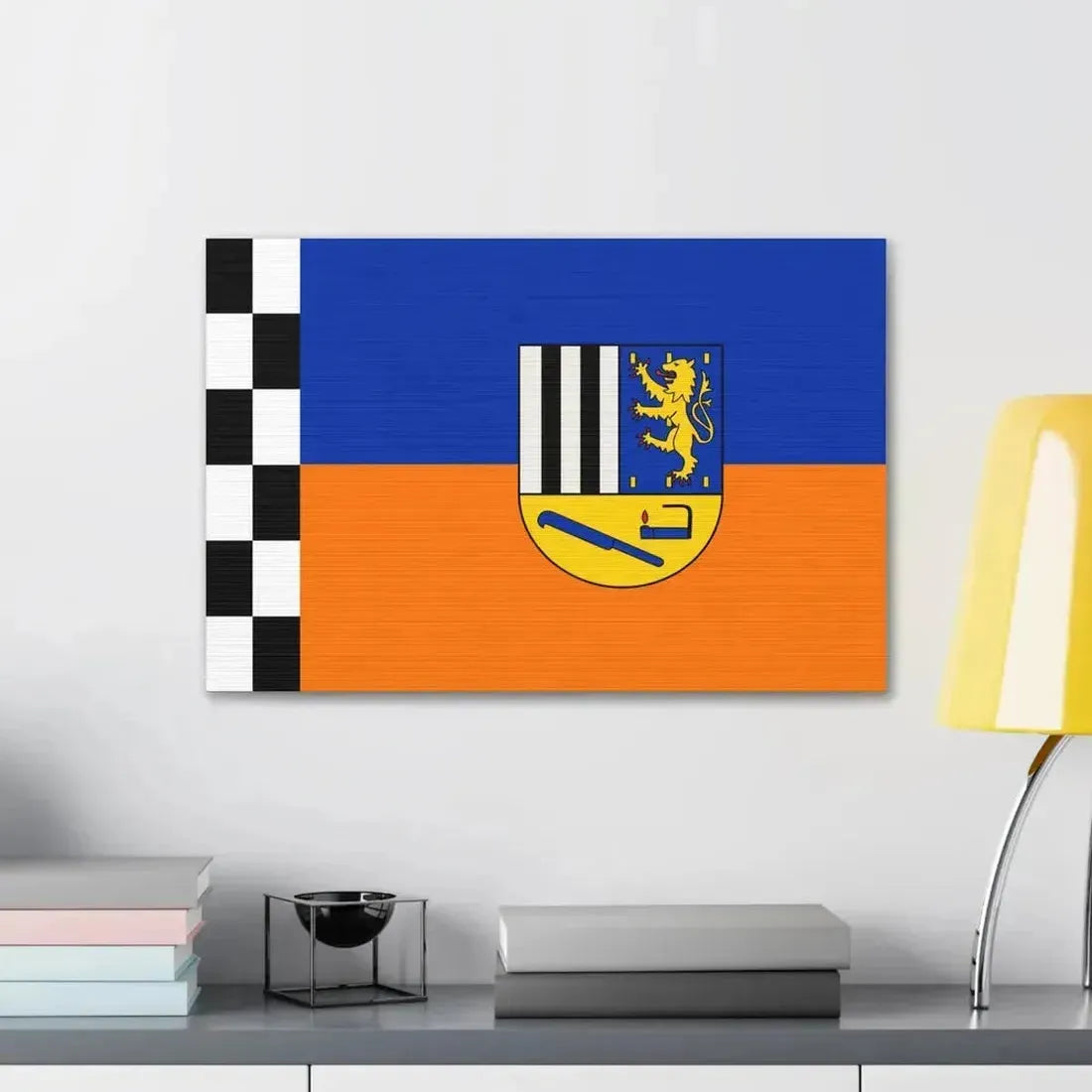 Flag of Siegen Wittgenstein Germany - Canvas Wall Art - The Sticker Space