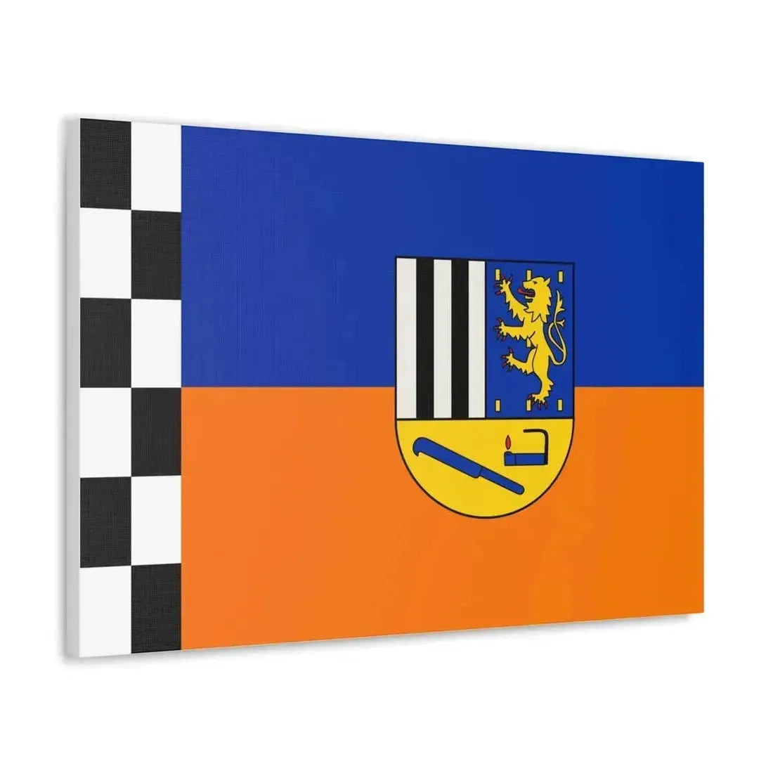 Flag of Siegen Wittgenstein Germany - Canvas Wall Art - The Sticker Space