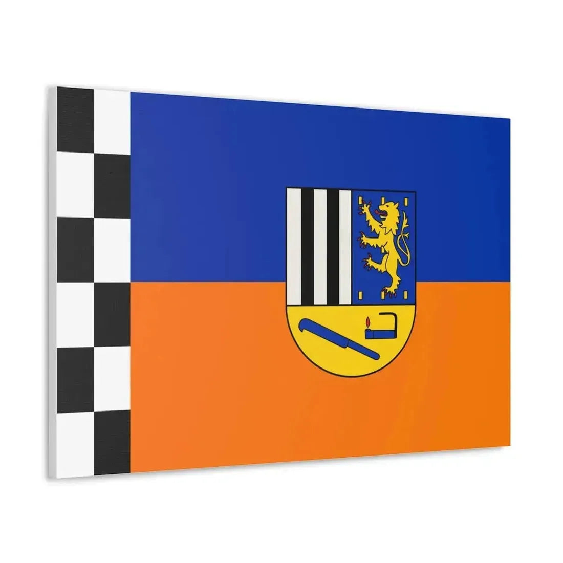Flag of Siegen Wittgenstein Germany - Canvas Wall Art - The Sticker Space