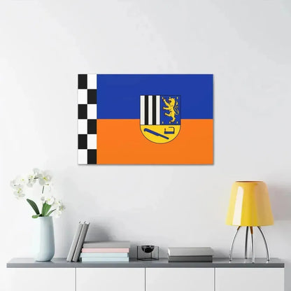 Flag of Siegen Wittgenstein Germany - Canvas Wall Art - The Sticker Space