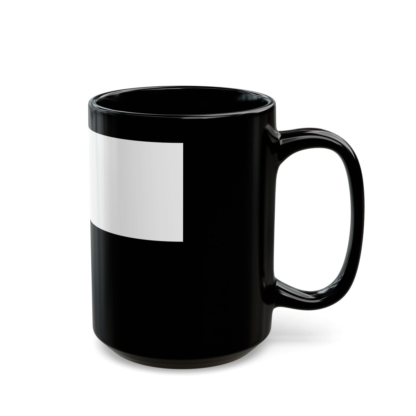 Flag of Siena Italy - Black Coffee Mug-The Sticker Space