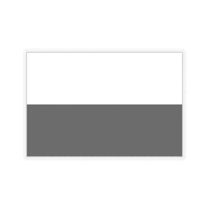 Flag of Siena Italy - STICKER Vinyl Kiss-Cut Decal 2 Inch Transparent - The Sticker Space