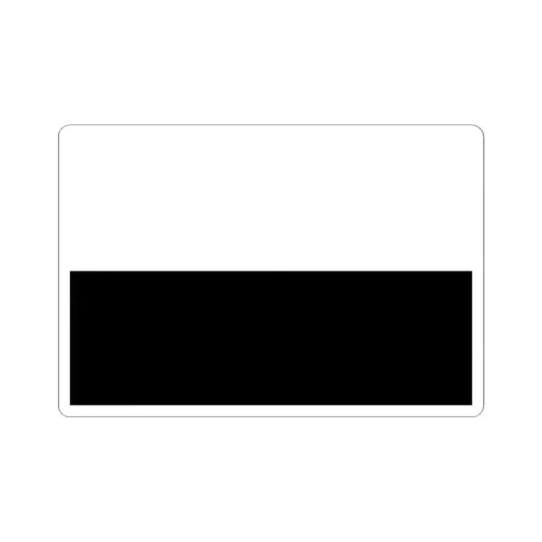 Flag of Siena Italy - STICKER Vinyl Kiss-Cut Decal 2 Inch White - The Sticker Space