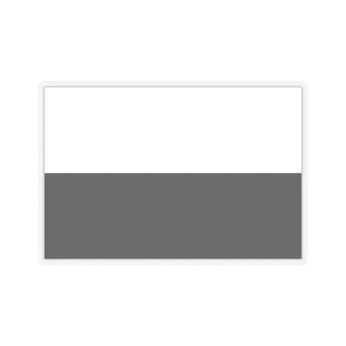 Flag of Siena Italy - STICKER Vinyl Kiss-Cut Decal 4 Inch Transparent - The Sticker Space