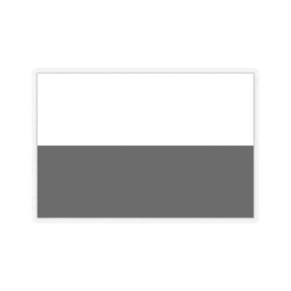 Flag of Siena Italy - STICKER Vinyl Kiss-Cut Decal 4 Inch Transparent - The Sticker Space