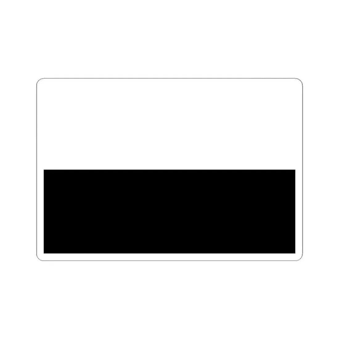 Flag of Siena Italy - STICKER Vinyl Kiss-Cut Decal 4 Inch White - The Sticker Space