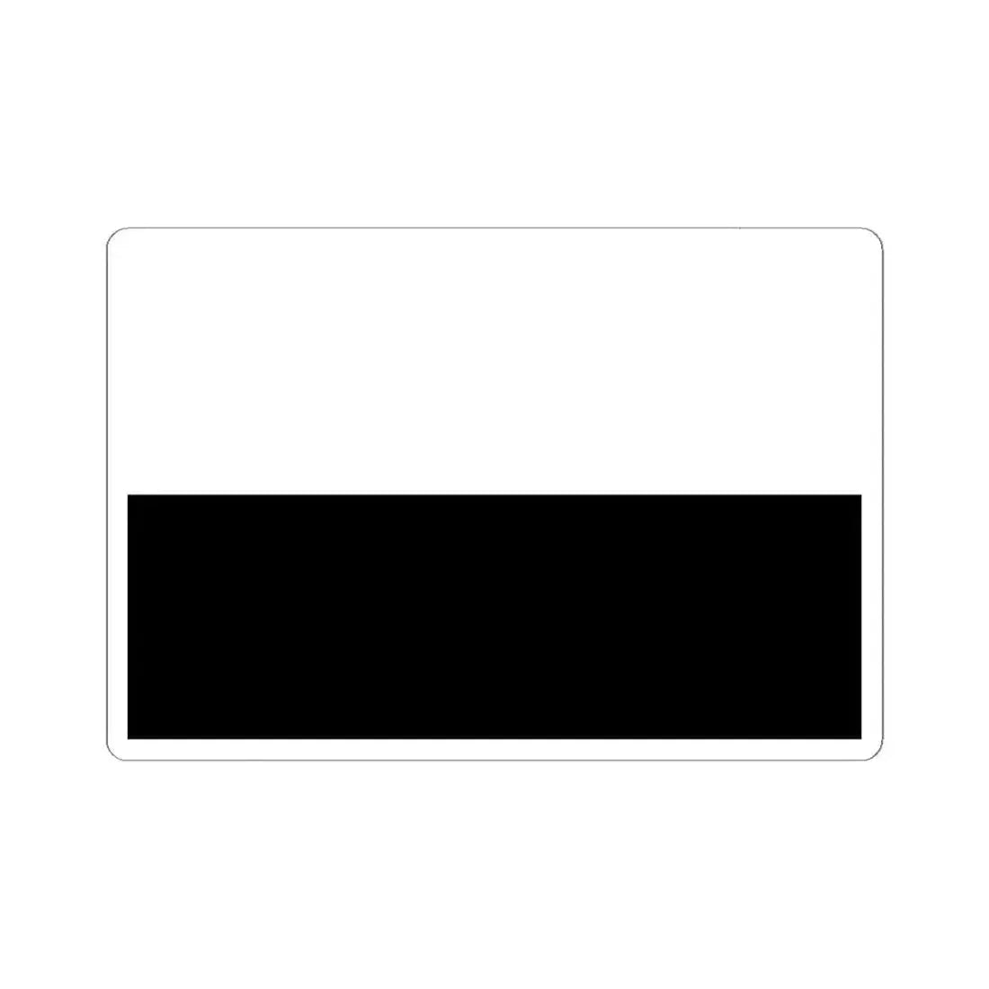 Flag of Siena Italy - STICKER Vinyl Kiss-Cut Decal 6 Inch White - The Sticker Space