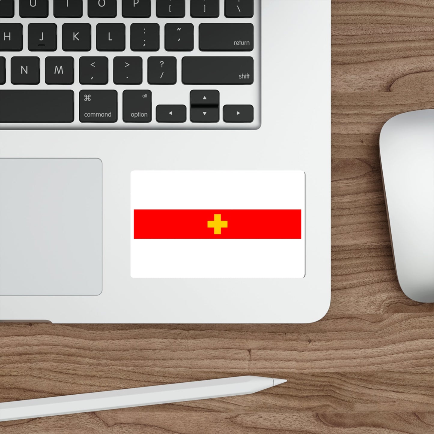 Flag of Siġġiewi 1993 to 2001 Malta STICKER Vinyl Die-Cut Decal-The Sticker Space