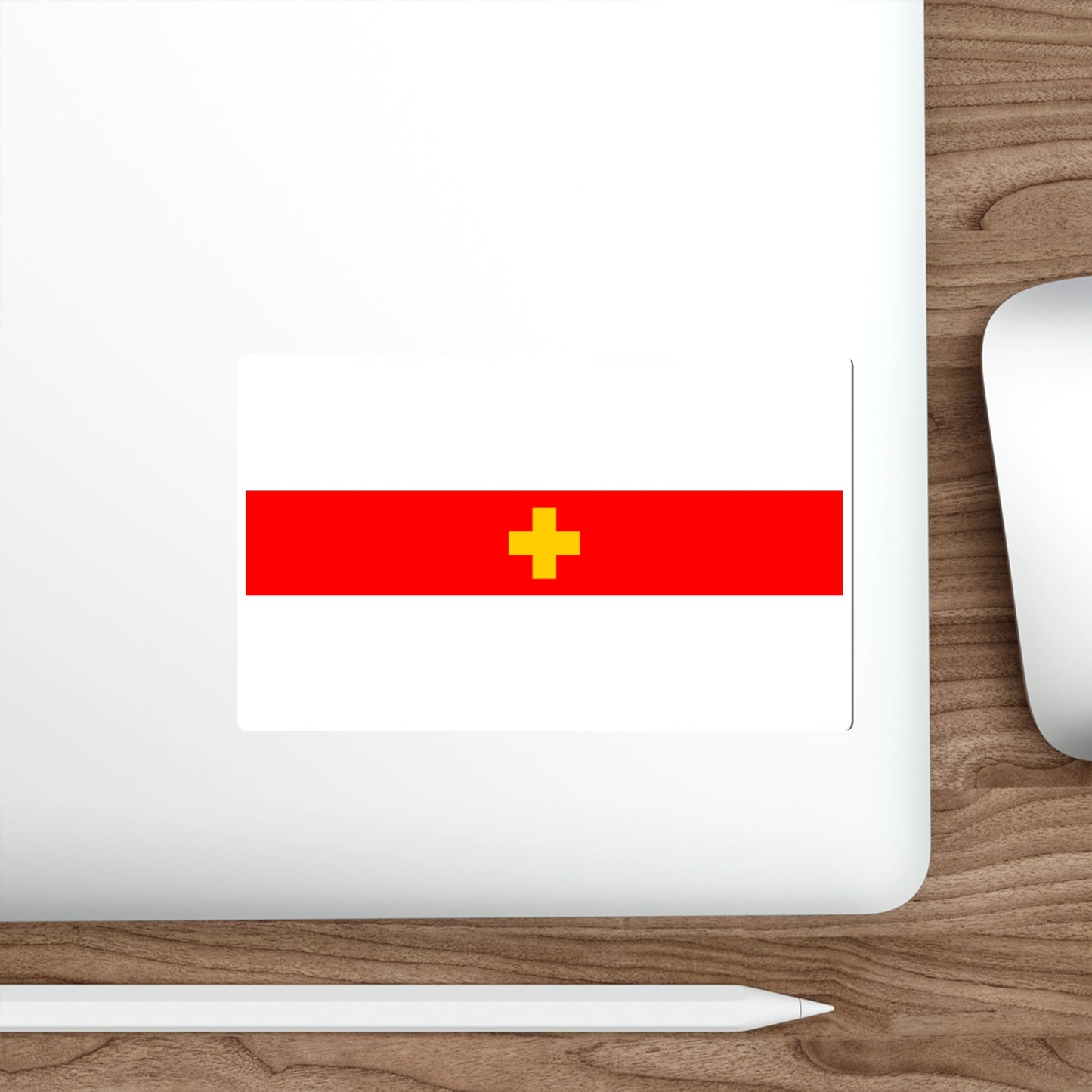 Flag of Siġġiewi 1993 to 2001 Malta STICKER Vinyl Die-Cut Decal-The Sticker Space