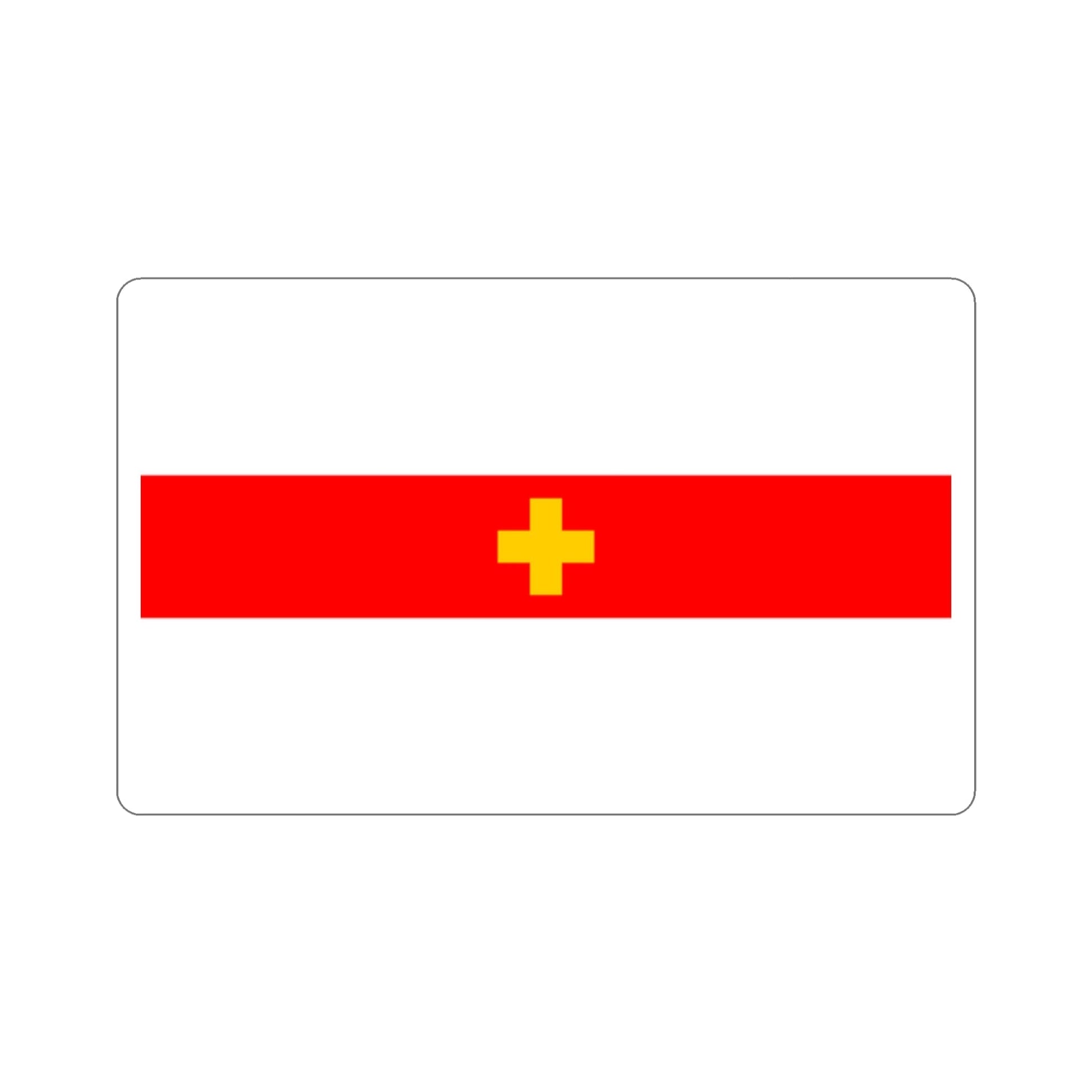 Flag of Siġġiewi 1993 to 2001 Malta STICKER Vinyl Die-Cut Decal-2 Inch-The Sticker Space